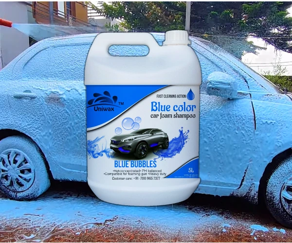 Uniwax color foam wash with wax colour foam car wash shampoo - 5kg